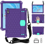 Design a nido d'ape Materiale EVA + PC Guscio protettivo piatto anticaduta a quattro angoli con cinturino, For Lenovo Tab P10 TB-X705F/L, For Lenovo Tab E10 TB-X104F