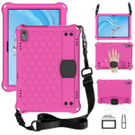 Design a nido d'ape Materiale EVA + PC Guscio protettivo piatto anticaduta a quattro angoli con cinturino, For Lenovo Tab P10 TB-X705F/L, For Lenovo Tab E10 TB-X104F