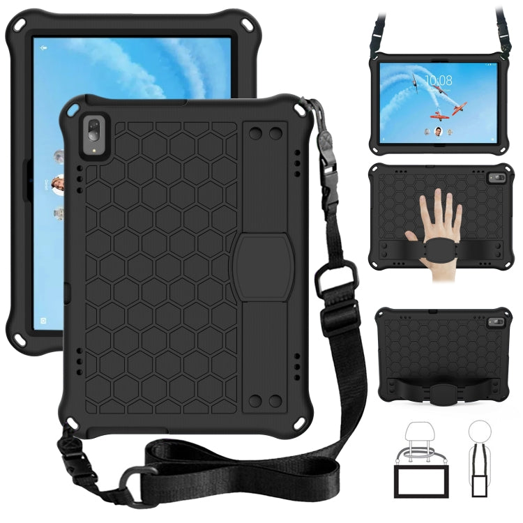 Design a nido d'ape Materiale EVA + PC Guscio protettivo piatto anticaduta a quattro angoli con cinturino, For Lenovo Tab P10 TB-X705F/L, For Lenovo Tab E10 TB-X104F