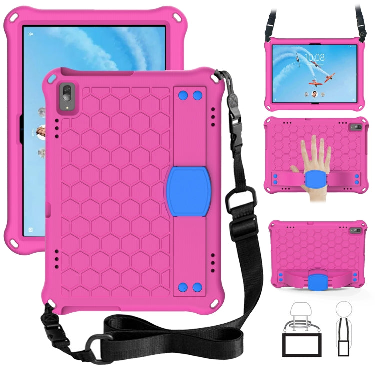 Design a nido d'ape Materiale EVA + PC Guscio protettivo piatto anticaduta a quattro angoli con cinturino, For Lenovo Tab P10 TB-X705F/L, For Lenovo Tab E10 TB-X104F