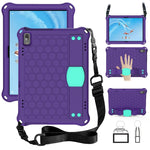 Design a nido d'ape Materiale EVA + PC Guscio protettivo piatto anticaduta a quattro angoli con cinturino, For Lenovo Tab P10 TB-X705F/L, For Lenovo Tab E10 TB-X104F