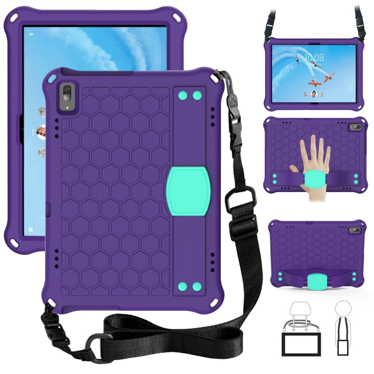 Design a nido d'ape Materiale EVA + PC Guscio protettivo piatto anticaduta a quattro angoli con cinturino, For Lenovo Tab P10 TB-X705F/L, For Lenovo Tab E10 TB-X104F