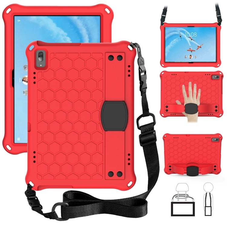 Design a nido d'ape Materiale EVA + PC Guscio protettivo piatto anticaduta a quattro angoli con cinturino, For Lenovo Tab P10 TB-X705F/L, For Lenovo Tab E10 TB-X104F