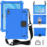 Design a nido d'ape Materiale EVA + PC Guscio protettivo piatto anticaduta a quattro angoli con cinturino, For Lenovo Tab P10 TB-X705F/L, For Lenovo Tab E10 TB-X104F