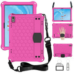 Design a nido d'ape Materiale EVA + PC Guscio protettivo piatto anticaduta a quattro angoli con cinturino, For Lenovo Tab P10 TB-X705F/L, For Lenovo Tab E10 TB-X104F