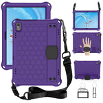 Design a nido d'ape Materiale EVA + PC Guscio protettivo piatto anticaduta a quattro angoli con cinturino, For Lenovo Tab P10 TB-X705F/L, For Lenovo Tab E10 TB-X104F