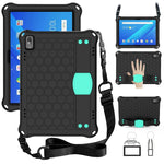 Design a nido d'ape Materiale EVA + PC Guscio protettivo piatto anticaduta a quattro angoli con cinturino, For Lenovo Tab 4 10 Plus TB-X704F/N/L/V, For Lenovo Tab 4 10 TB-X304F/N