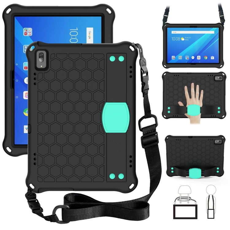 Design a nido d'ape Materiale EVA + PC Guscio protettivo piatto anticaduta a quattro angoli con cinturino, For Lenovo Tab 4 10 Plus TB-X704F/N/L/V, For Lenovo Tab 4 10 TB-X304F/N