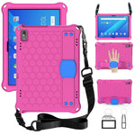 Design a nido d'ape Materiale EVA + PC Guscio protettivo piatto anticaduta a quattro angoli con cinturino, For Lenovo Tab 4 10 Plus TB-X704F/N/L/V, For Lenovo Tab 4 10 TB-X304F/N