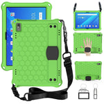 Design a nido d'ape Materiale EVA + PC Guscio protettivo piatto anticaduta a quattro angoli con cinturino, For Lenovo Tab 4 10 Plus TB-X704F/N/L/V, For Lenovo Tab 4 10 TB-X304F/N