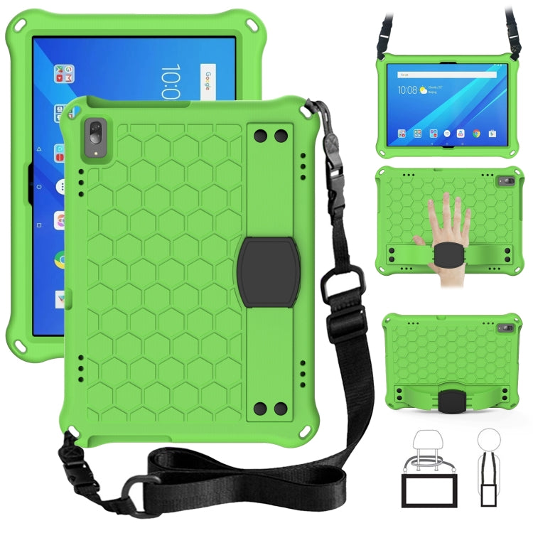 Design a nido d'ape Materiale EVA + PC Guscio protettivo piatto anticaduta a quattro angoli con cinturino, For Lenovo Tab 4 10 Plus TB-X704F/N/L/V, For Lenovo Tab 4 10 TB-X304F/N