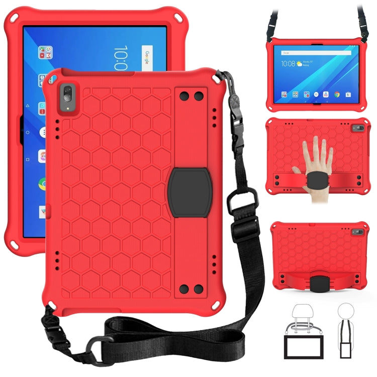 Design a nido d'ape Materiale EVA + PC Guscio protettivo piatto anticaduta a quattro angoli con cinturino, For Lenovo Tab 4 10 Plus TB-X704F/N/L/V, For Lenovo Tab 4 10 TB-X304F/N