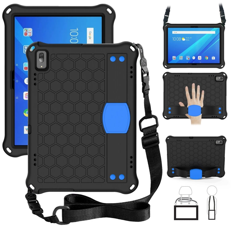 Design a nido d'ape Materiale EVA + PC Guscio protettivo piatto anticaduta a quattro angoli con cinturino, For Lenovo Tab 4 10 Plus TB-X704F/N/L/V, For Lenovo Tab 4 10 TB-X304F/N