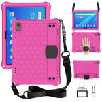 Design a nido d'ape Materiale EVA + PC Guscio protettivo piatto anticaduta a quattro angoli con cinturino, For Lenovo Tab 4 10 Plus TB-X704F/N/L/V, For Lenovo Tab 4 10 TB-X304F/N