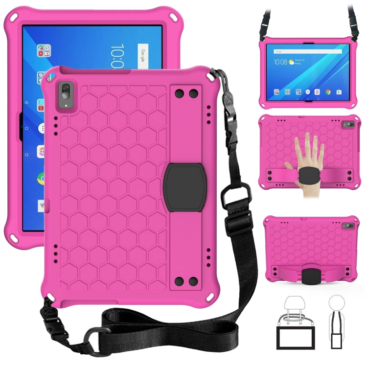 Design a nido d'ape Materiale EVA + PC Guscio protettivo piatto anticaduta a quattro angoli con cinturino, For Lenovo Tab 4 10 Plus TB-X704F/N/L/V, For Lenovo Tab 4 10 TB-X304F/N