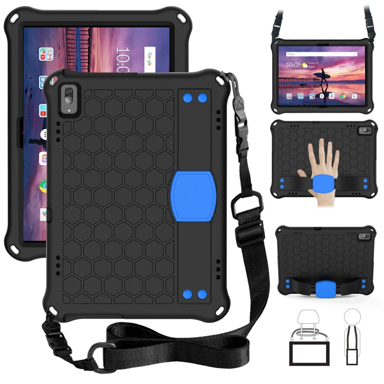 Design a nido d'ape Materiale EVA + PC Guscio protettivo piatto anticaduta a quattro angoli con cinturino, For Lenovo Tab 4 10 Plus TB-X704F/N/L/V, For Lenovo Tab 4 10 TB-X304F/N