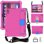 Design a nido d'ape Materiale EVA + PC Guscio protettivo piatto anticaduta a quattro angoli con cinturino, For Lenovo Tab 4 10 Plus TB-X704F/N/L/V, For Lenovo Tab 4 10 TB-X304F/N