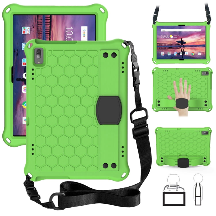 Design a nido d'ape Materiale EVA + PC Guscio protettivo piatto anticaduta a quattro angoli con cinturino, For Lenovo Tab 4 10 Plus TB-X704F/N/L/V, For Lenovo Tab 4 10 TB-X304F/N