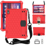 Design a nido d'ape Materiale EVA + PC Guscio protettivo piatto anticaduta a quattro angoli con cinturino, For Lenovo Tab 4 10 Plus TB-X704F/N/L/V, For Lenovo Tab 4 10 TB-X304F/N