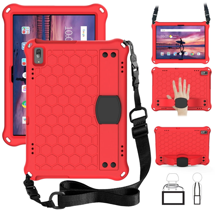 Design a nido d'ape Materiale EVA + PC Guscio protettivo piatto anticaduta a quattro angoli con cinturino, For Lenovo Tab 4 10 Plus TB-X704F/N/L/V, For Lenovo Tab 4 10 TB-X304F/N
