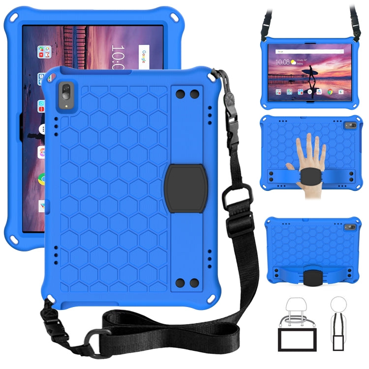 Design a nido d'ape Materiale EVA + PC Guscio protettivo piatto anticaduta a quattro angoli con cinturino, For Lenovo Tab 4 10 Plus TB-X704F/N/L/V, For Lenovo Tab 4 10 TB-X304F/N