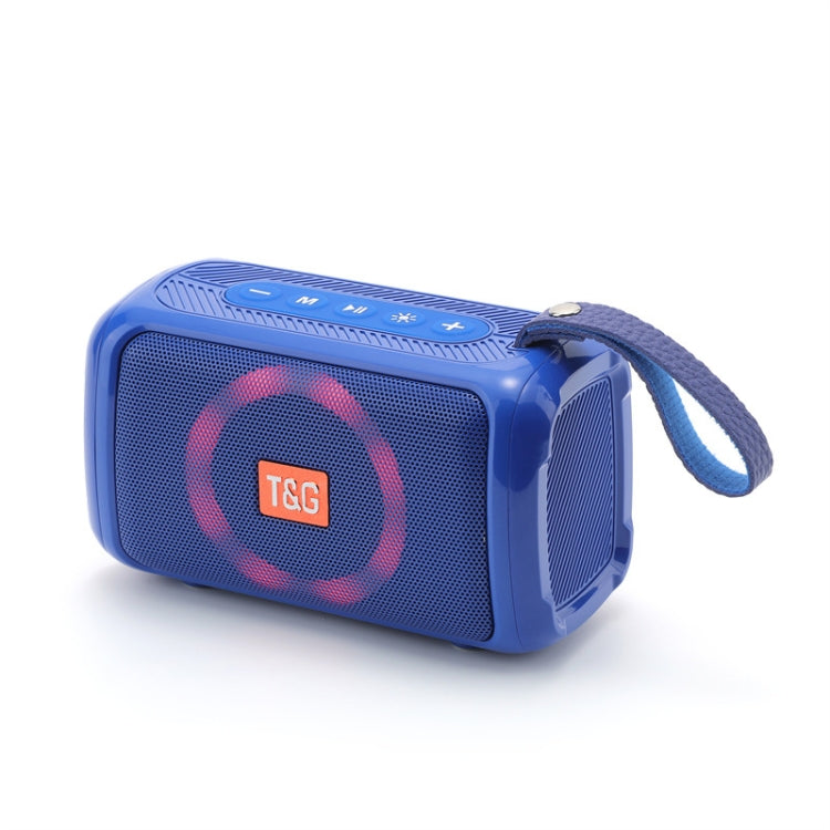 T&G TG193 Altoparlante portatile Bluetooth Luce LED Subwoofer esterno impermeabile Supporto TF Card / Radio FM / AUX
