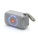 T&G TG193 Altoparlante portatile Bluetooth Luce LED Subwoofer esterno impermeabile Supporto TF Card / Radio FM / AUX