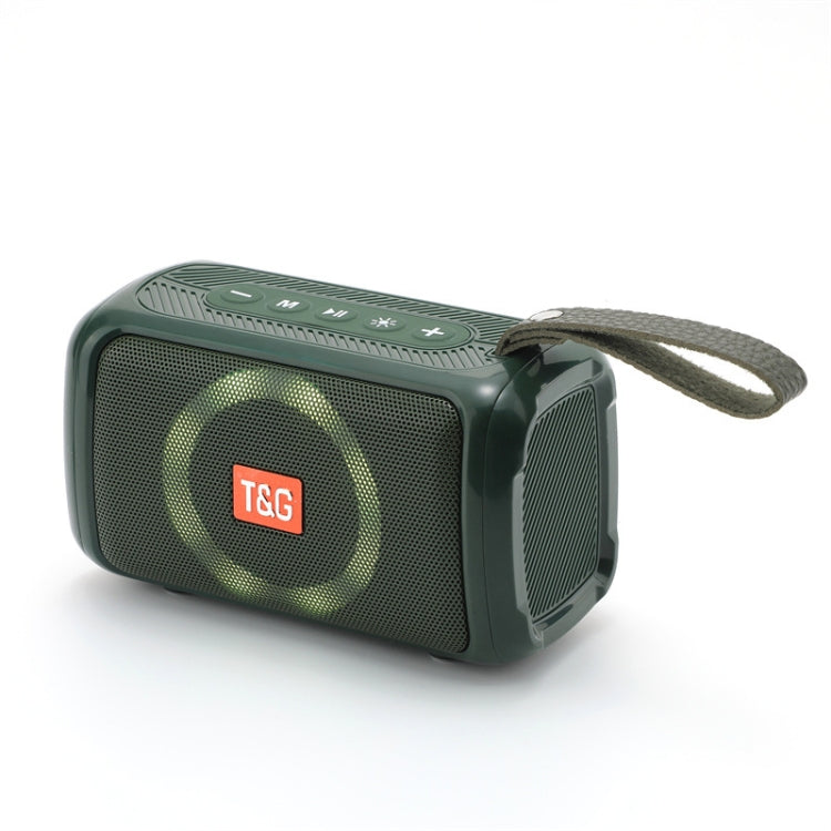 T&G TG193 Altoparlante portatile Bluetooth Luce LED Subwoofer esterno impermeabile Supporto TF Card / Radio FM / AUX
