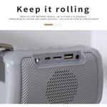 T&G TG193 Altoparlante portatile Bluetooth Luce LED Subwoofer esterno impermeabile Supporto TF Card / Radio FM / AUX