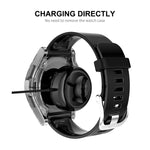 ENKAY Hat-Prince Full Coverage Custodia morbida trasparente TPU HD Clear Cover + protezione in vetro temperato, For Samsung Galaxy Watch4 Classic 42mm, For Samsung Watch4 Classic 46mm