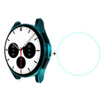 ENKAY Per Samsung Galaxy Watch4 Classic 42mm ENKAY Hat-Prince Copertura completa Placca Custodia morbida TPU HD Cover trasparente + Protezione in vetro temperato, For Samsung Galaxy Watch4 Classic 42mm