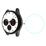 Per Samsung Galaxy Watch4 Classic 46mm ENKAY Hat-Prince Copertura completa Placca Custodia morbida TPU HD Cover trasparente + Protezione in vetro temperato, For Samsung Galaxy Watch4 Classic 46mm