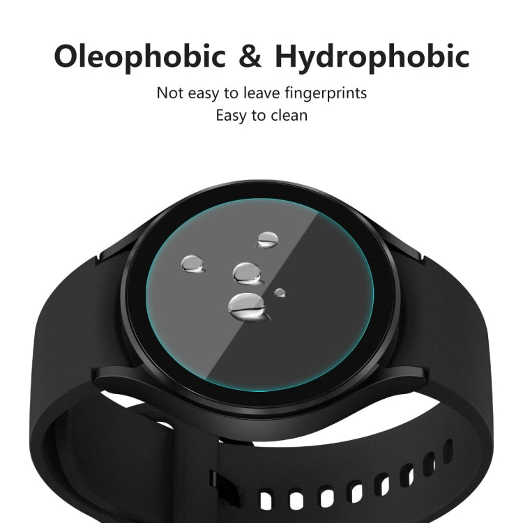 Per Samsung Galaxy Watch4 44mm ENKAY Hat-Prince 0.2mm 9H 2.15D Pellicola protettiva per schermo in vetro temperato con bordo curvo, 1 PCS, 2 PCS, 5 PCS, 10 PCS