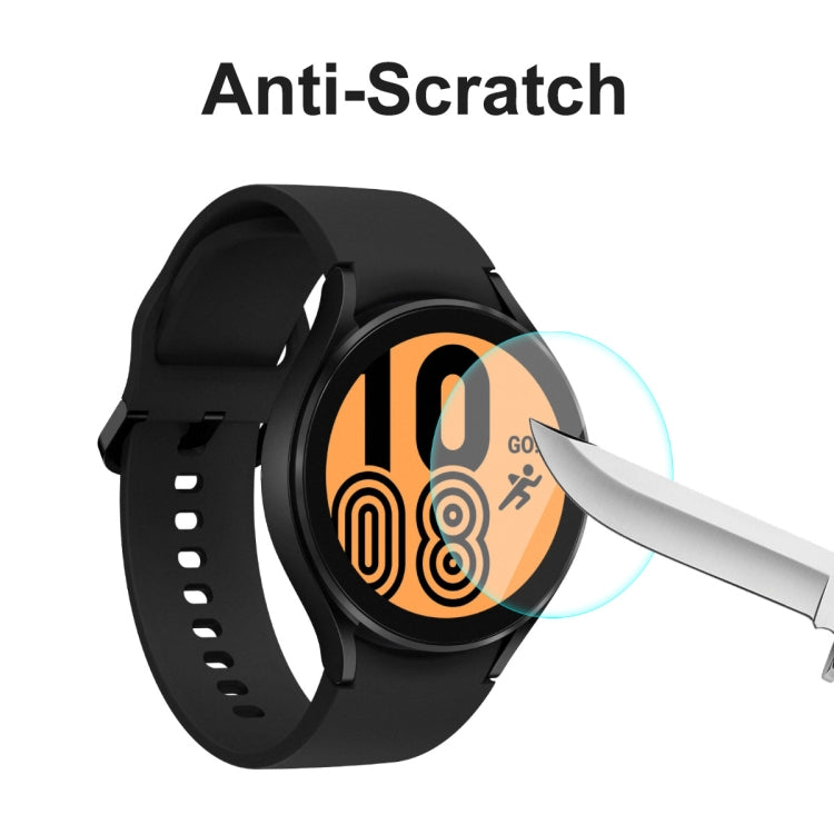 Per Samsung Galaxy Watch4 44mm ENKAY Hat-Prince 0.2mm 9H 2.15D Pellicola protettiva per schermo in vetro temperato con bordo curvo, 1 PCS, 2 PCS, 5 PCS, 10 PCS