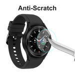 Per Samsung Galaxy Watch4 Classic 42mm ENKAY Hat-Prince 0.2mm 9H 2.15D Pellicola protettiva per schermo in vetro temperato con bordo curvo, 1 PCS, 2 PCS, 5 PCS, 10 PCS