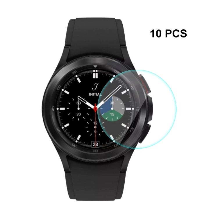 Per Samsung Galaxy Watch4 Classic 42mm ENKAY Hat-Prince 0.2mm 9H 2.15D Pellicola protettiva per schermo in vetro temperato con bordo curvo, 1 PCS, 2 PCS, 5 PCS, 10 PCS