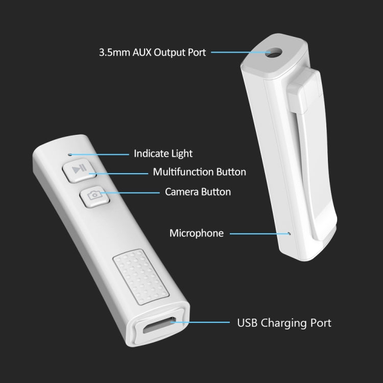 Ricevitore audio Bluetooth 5.0 per auto con microfono