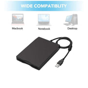 Unità floppy disk portatile da 3,5 pollici Dispositivo FDD esterno da 1,44 MB