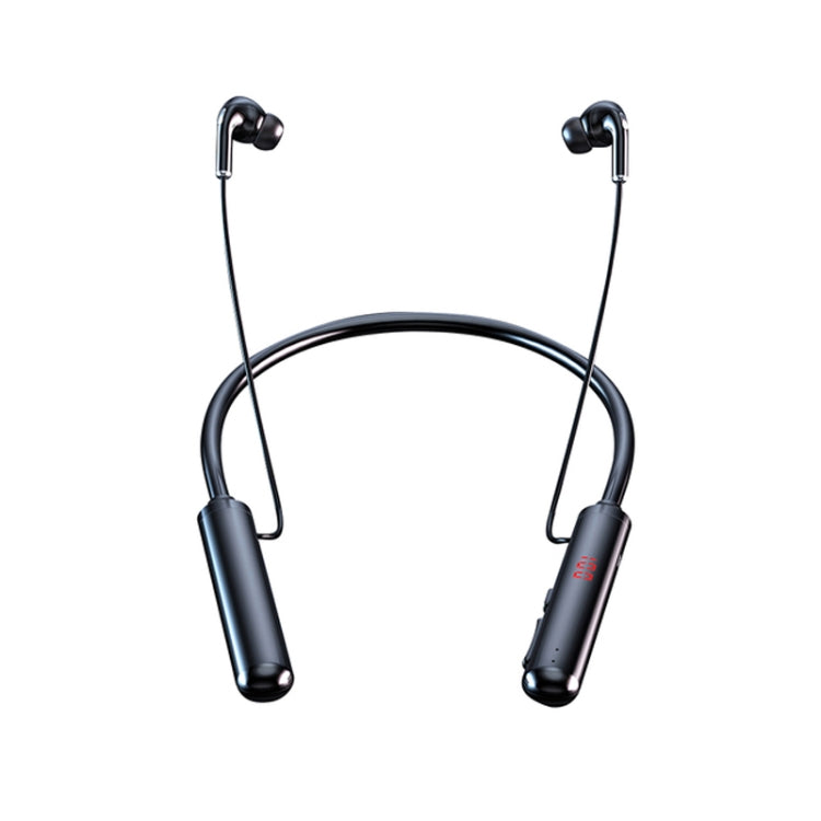 960 Cuffia stereo magnetica con fascia da collo con display a LED Supporto TF Card