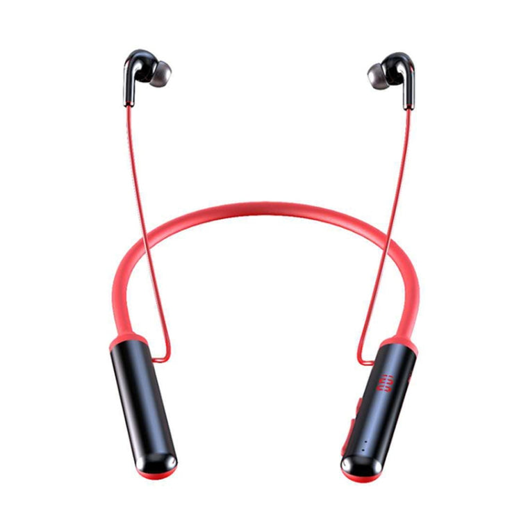 960 Cuffia stereo magnetica con fascia da collo con display a LED Supporto TF Card