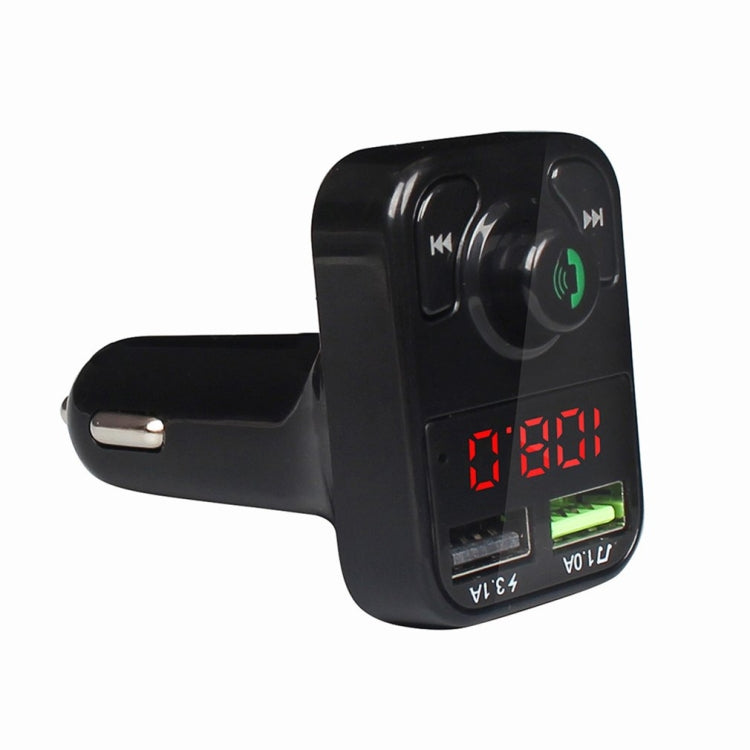 X3 Wireless 5.0 Kit vivavoce per auto Ricevitore audio wireless FM Trasmettitore Lettore MP3 Caricatore rapido digitale doppio USB, X3