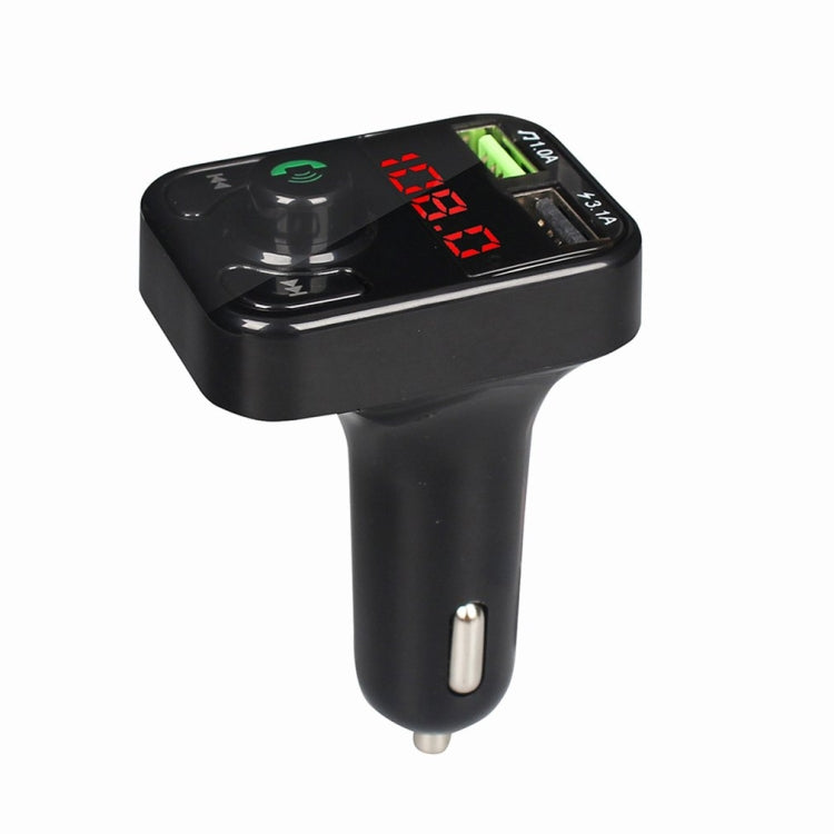 X3 Wireless 5.0 Kit vivavoce per auto Ricevitore audio wireless FM Trasmettitore Lettore MP3 Caricatore rapido digitale doppio USB, X3