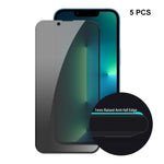 5 PCS ENKAY Hat-Prince Full Coverage Anti-drop Protezione per schermo Privacy Pellicola in vetro temperato anti-spia, For iPhone 13 mini(5pcs), For iPhone 13 / 13 Pro (5pcs), For iPhone 13 Pro Max(5pcs)