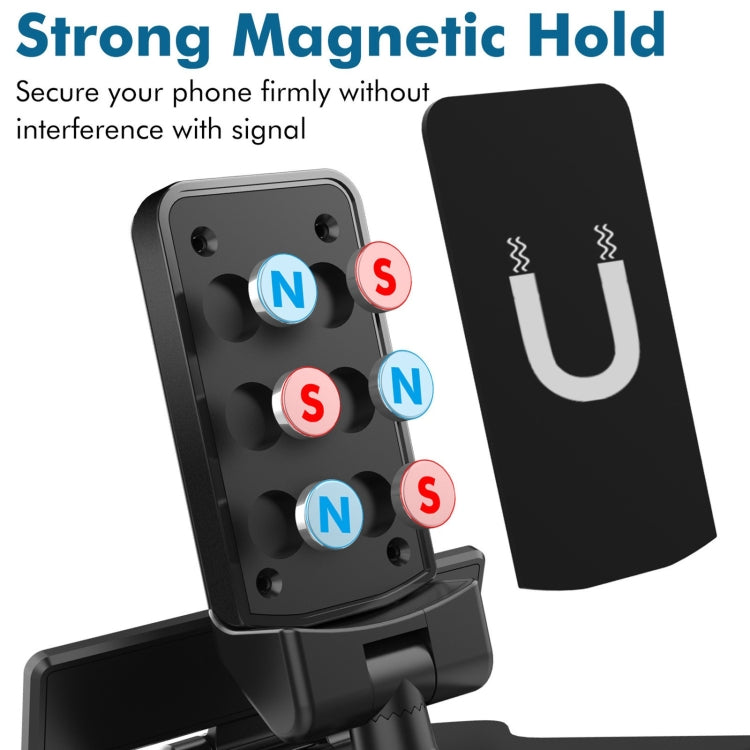 H-144B Porta cellulare universale per auto Porta segnale di stop magnetico Accessori per la decorazione interna del telefono cellulare, H-144B