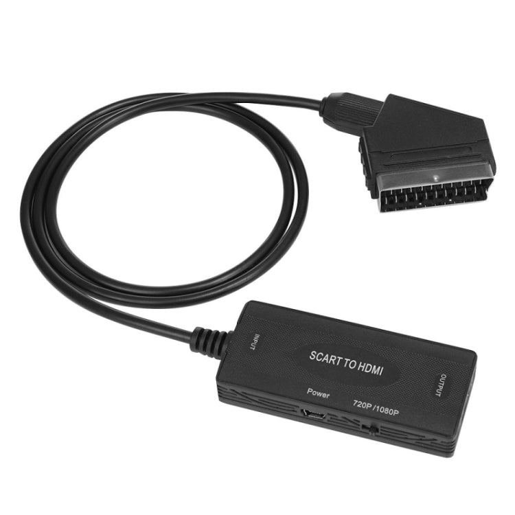 Adattatore convertitore audio video da SCART a HDMI 1080P, 1080P SCART to HDMI