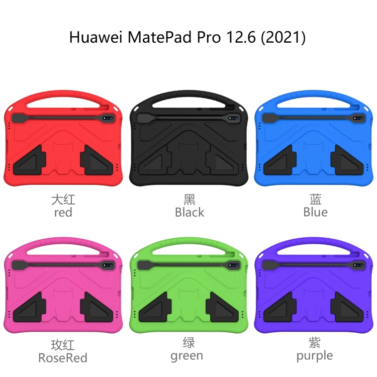 Guscio protettivo piatto anti caduta in EVA con supporto, For Huawei MatePad Pro 12.6 2021