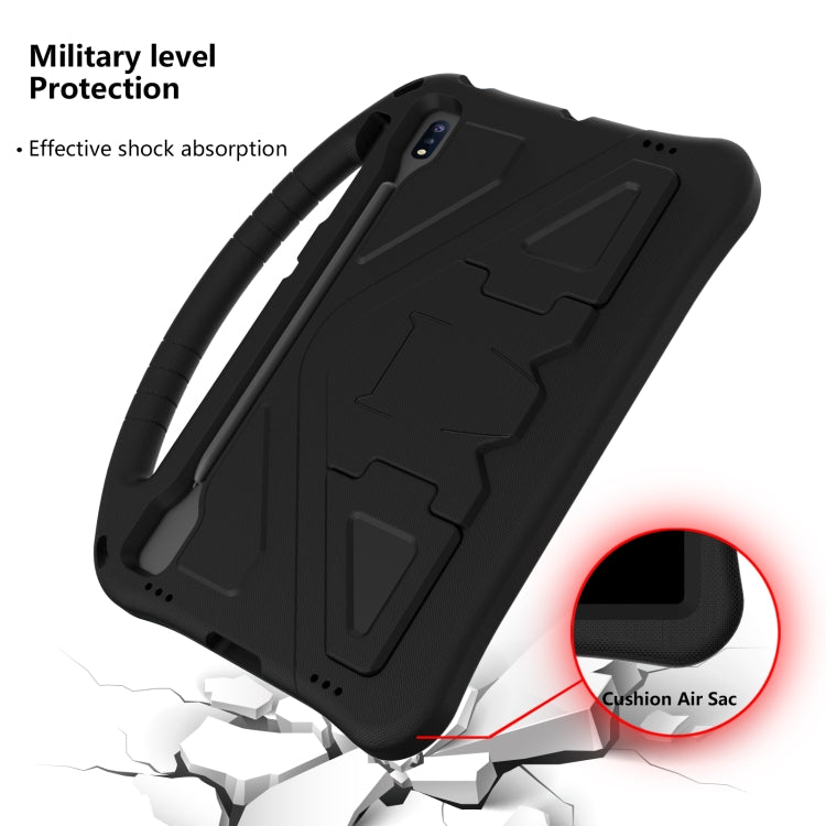 Guscio protettivo piatto anti caduta in EVA con supporto, For Sumsung Galaxy S7 FE T730 / T736, For Samsung Galaxy Tab S8+ / Tab S8 Plus /  Tab S7 FE / Tab S7+ T970/T975/T976