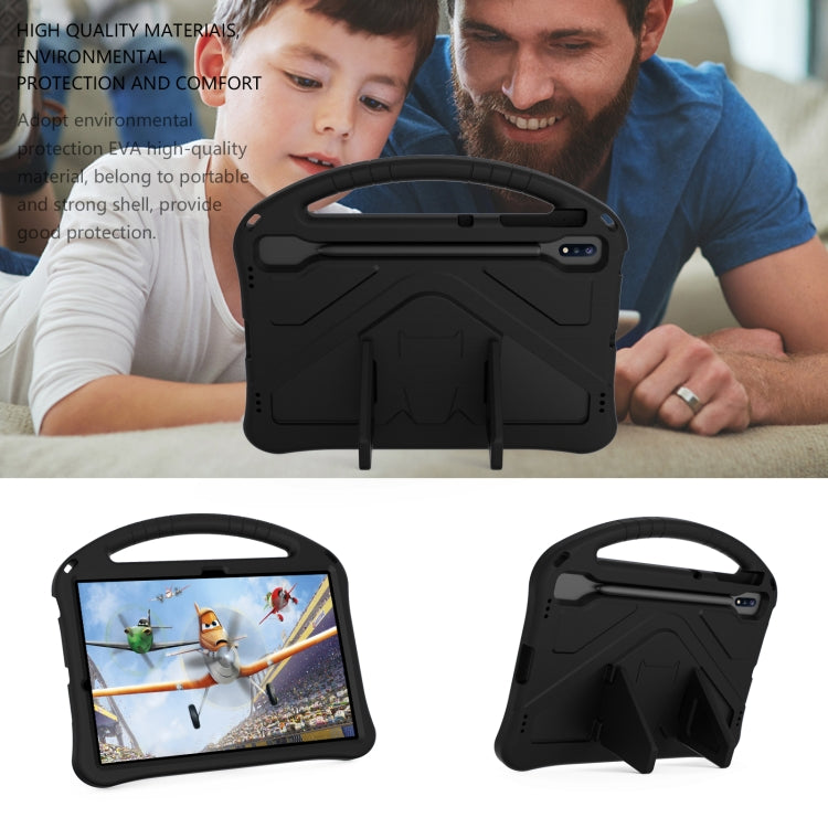Guscio protettivo piatto anti caduta in EVA con supporto, For Sumsung Galaxy S7 FE T730 / T736, For Samsung Galaxy Tab S8+ / Tab S8 Plus /  Tab S7 FE / Tab S7+ T970/T975/T976
