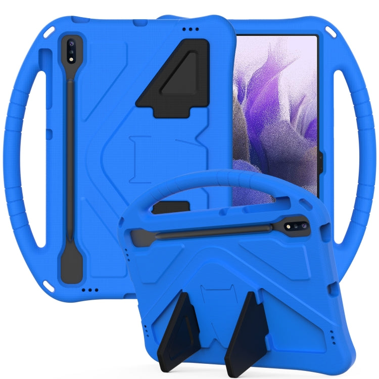 Guscio protettivo piatto anti caduta in EVA con supporto, For Sumsung Galaxy S7 FE T730 / T736, For Samsung Galaxy Tab S8+ / Tab S8 Plus /  Tab S7 FE / Tab S7+ T970/T975/T976