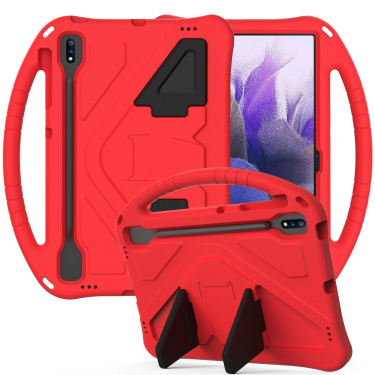 Guscio protettivo piatto anti caduta in EVA con supporto, For Sumsung Galaxy S7 FE T730 / T736, For Samsung Galaxy Tab S8+ / Tab S8 Plus /  Tab S7 FE / Tab S7+ T970/T975/T976